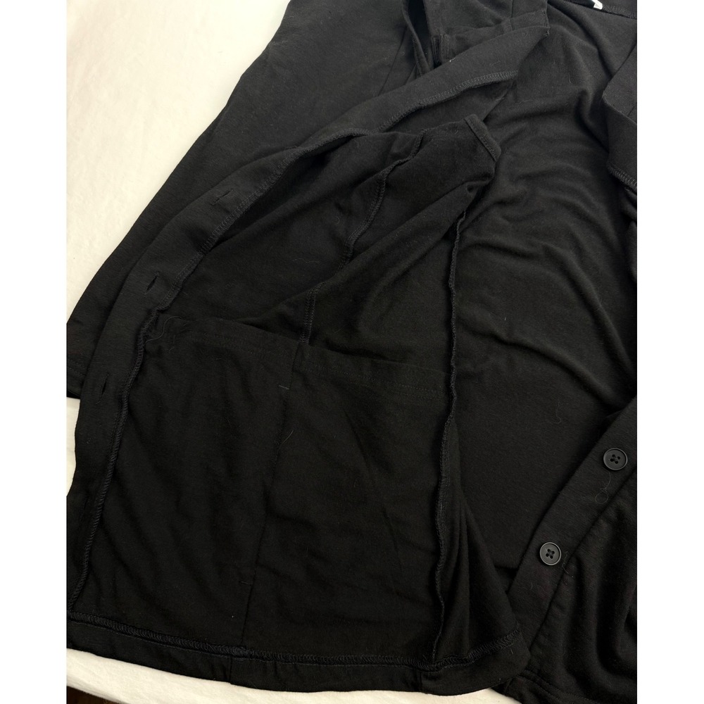 (2) Deyeek Women Post Surgical Recovery Top Black Drain Pockets Small Sleeveless - Picture 5 of 10